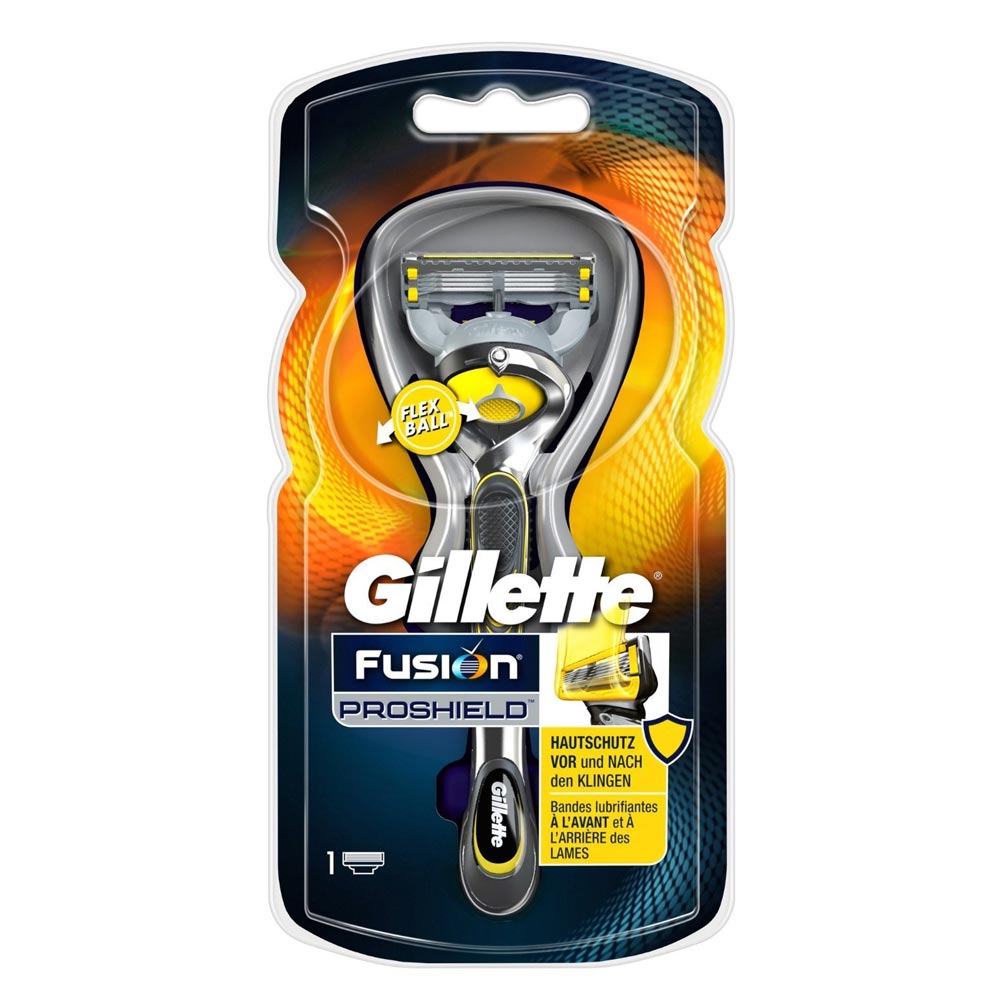 Vergleich Fusion Gillette im im Nassrasierer Test: ProShield